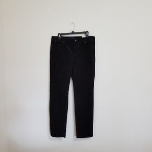 NWT Talbots black corduroy pants size 12